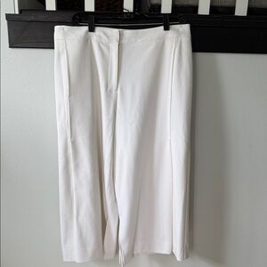 The Limited White Cropped Dress Pants